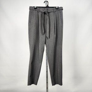 RW&CO Suiting Grey Tie Belted Dress Pants Size 12